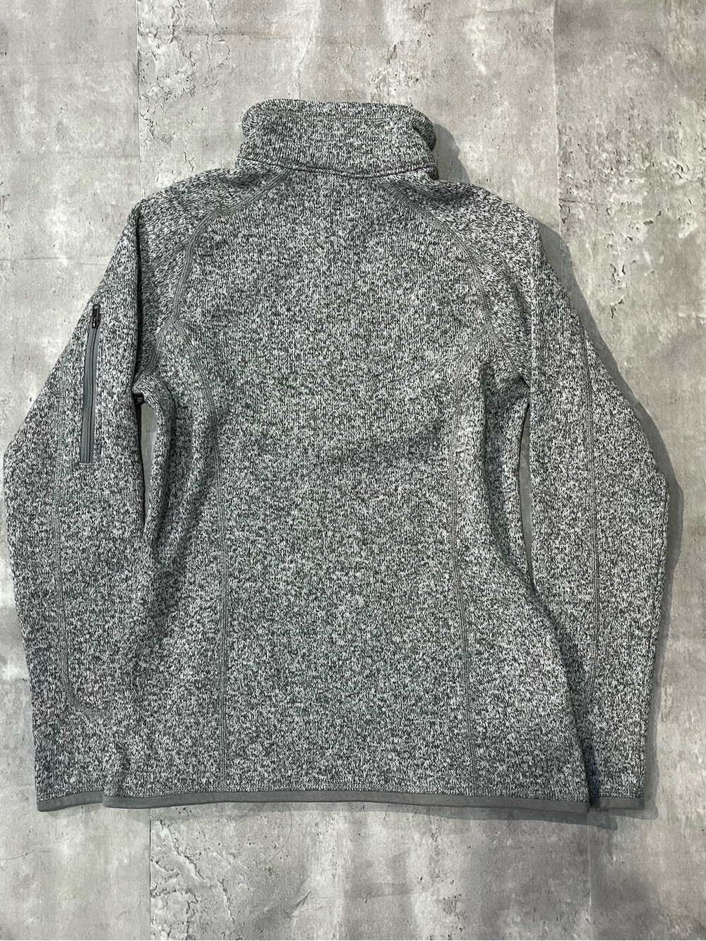 Patagonia quarter zip fleece grey sweater womens XS - Picture 2 of 5